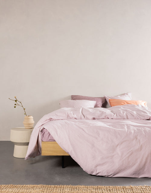 Essenza Jule dekbedovertrek - Lits-Jumeaux - 240x200/220 cm - Woodrose