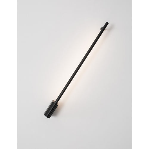 Merano Alexandria 60cm Geïntegreerde LED Wandlamp Sandy Zwart Aluminium LED 10W 366Lm 3000K