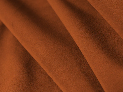 Cosmopolitan Design Poef Matera flueel terracotta - 68x86x40cm