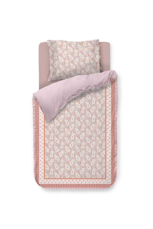 Pip Studio Dekbedovertrek Kairi Bloom - 60 x 70 cm - Licht roze