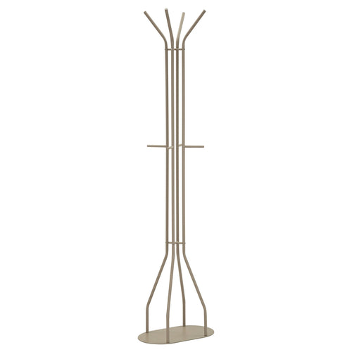 Metalen kapstok taupe 45x28x178 cm