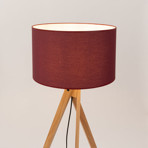 Sollux Lighting Staande lamp NATT bordeaux - 77x77x140cm
