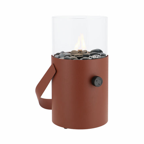 Cosi Fires sfeerhaardje Cosiscoop Original - terra brown - Ø16 x 30 cm - vtwonen shop
