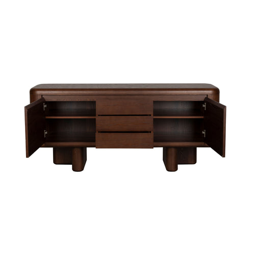 Dutchbone Herman Dressoir Hout Walnoot Kleur Bruin