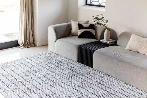 Interieur05 Vloerkleed Rectangle Creme wit/Zwart - 200 x 290 cm - vtwonen shop