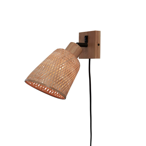 GOOD&MOJO wandlamp Java - bruin - Ø18cm - vtwonen shop