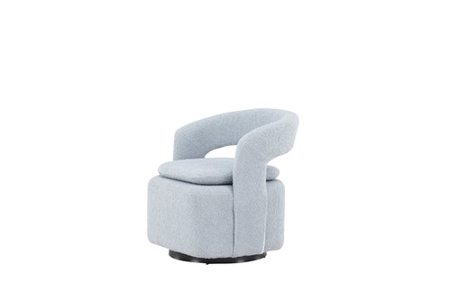 Rebellenclub Fauteuil Akando - Licht blauw bouclé - vtwonen shop