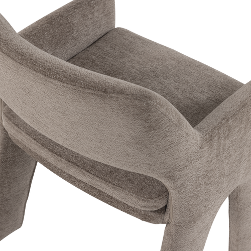 vtwonen eetkamerstoel Bigfoot - Chenille - Taupe - 78x57x56