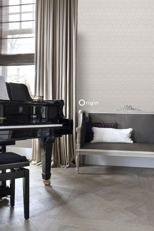 Origin Wallcoverings behang ornamenten taupe - 53 cm x 10,05 m - 346242 - vtwonen shop