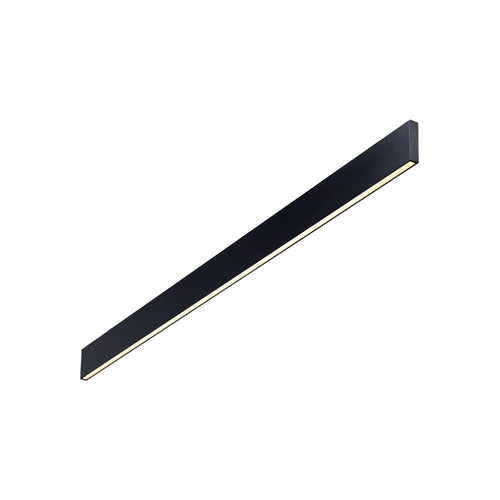 Decoratieve Lineair Geïntegreerde LED Wandlamp Zwart, 3000K