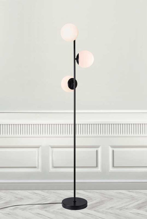 Nordlux Lilly Vloerlamp - 3-lichts E14 - Zwart