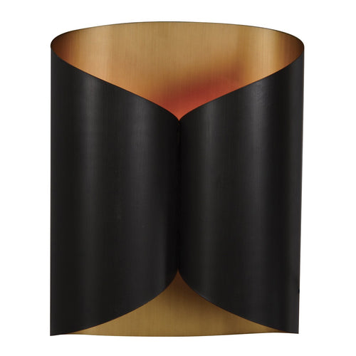 Signature - PAPYRUS Wandlamp - Zwart - 30x16x40 cm