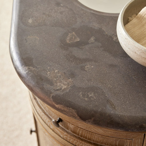 Tikamoon Badkamermeubel in eiken en steen 180 cm - Naturel - vtwonen shop