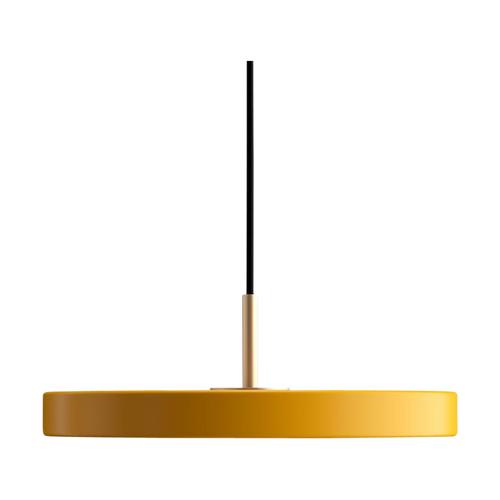 Umage Asteria Mini hanglamp saffron yellow - met koordset - Ø31 cm - vtwonen shop