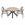 Garden Impressions Tuinset Natas sand 5-delig - Tulli tuintafel 180x115 cm