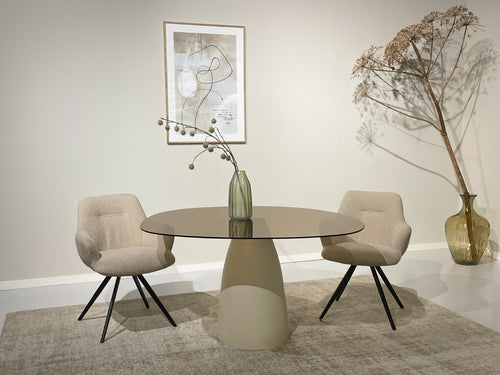 Brix eetkamertafel Mylon - 140 cm - beige