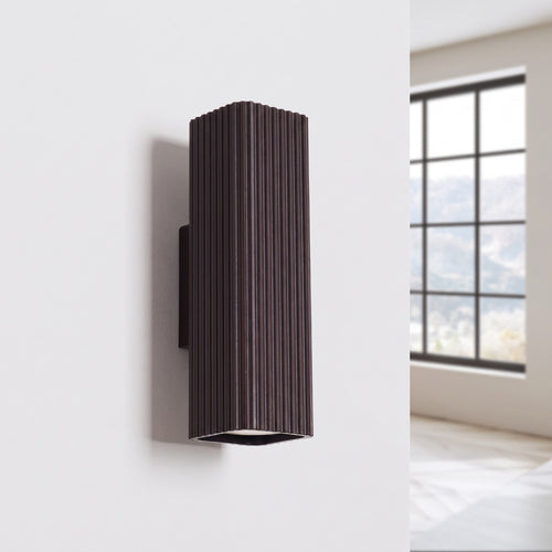Sollux Lighting Wandlamp RAYO 20 zwart - 6x8x20cm