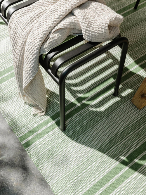 benuta binnen- en buitenkleed Siena - groen - 250x350 cm