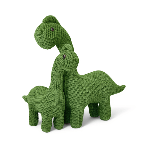 Pintado & Lacado knuffeldier Dinosaur - groente - 45 cm