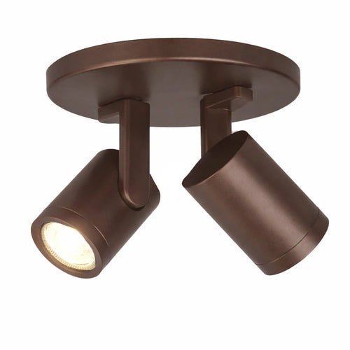 Highlight spot HALO - 2 lichts - 17  x 15   cm - bruin
