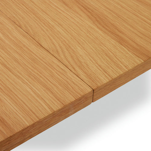 Furnhouse uitschuifbare eettafel Nyborg - Natuurlijk eikenhout - 200/300x100 cm