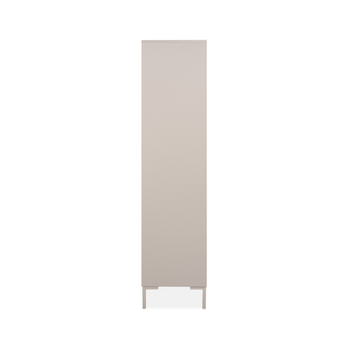 Calicosy - Boekenkast NERIO - beige taal 77,5x40x165 cm