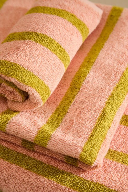 Calma House Handdoek Saturno - Roze - 30x50