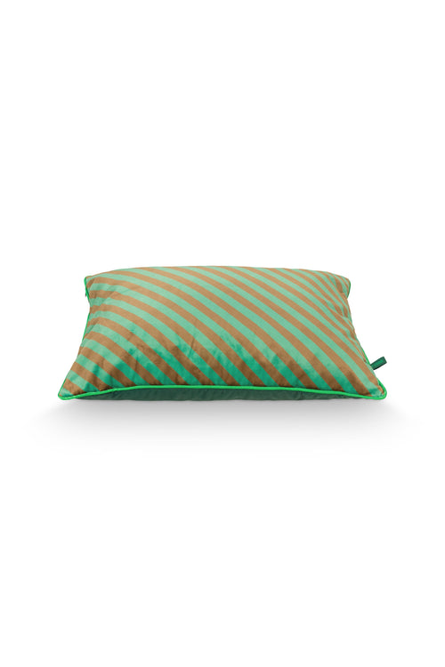 Pip Studio Sierkussen Block Stripes - Groen - 35x50cm - vtwonen shop