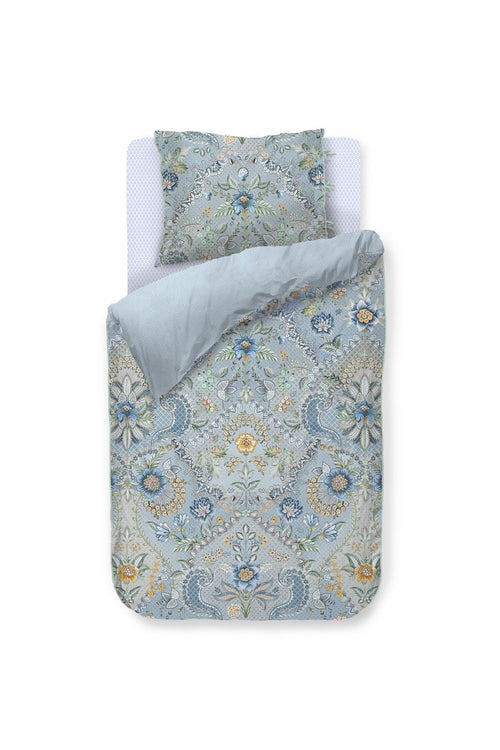 Pip Studio dekbedovertrek Saluti Grandi - 140x200/220 cm - licht blauw - vtwonen shop