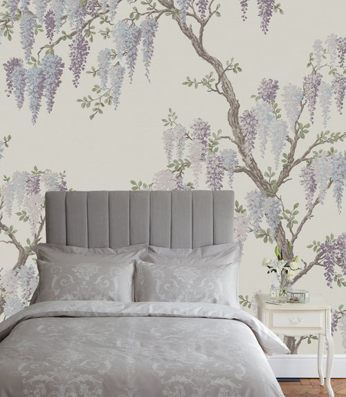 Laura Ashley Fotobehang Wisteria Garden - 300cmx280cm - vtwonen shop