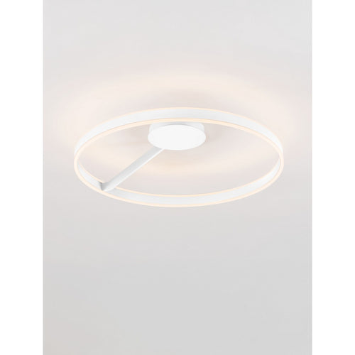 Nova Luce BIANCO Geïntegreerde LED-plafondlamp, halfverzonken, zandwit, Triac dimbaar, 48W, 3118lm, 2700-3000-4000K kleurtemperatuur.