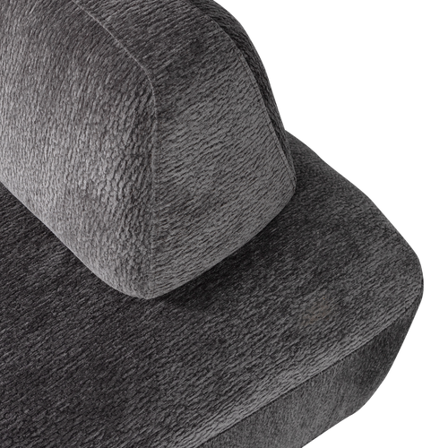 WOOOD fauteuil Sterck - Polyester - Charcoal - 118x102x41 - vtwonen shop