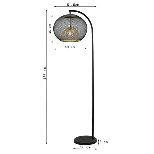 Kare Design Vloerlamp Grato 156cm - vtwonen shop