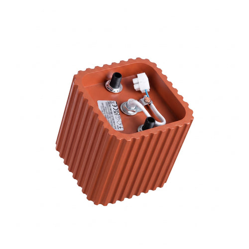 Sollux Lighting Plafondlamp RIFF 1 rode oker GU10 - 10x10x10cm