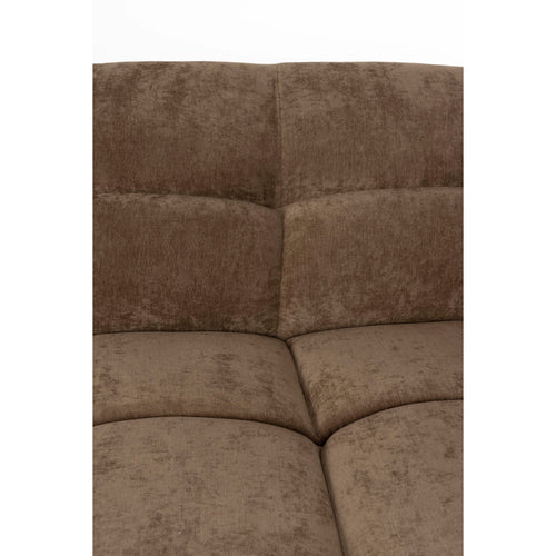 Housecraft Living Vento 3,5-Zitsbank Rechts Bruin
