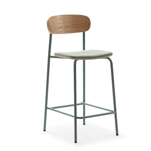 Calicosy - ADRIANA Set van 2 krukken - Grijs - 48x42x66 cm