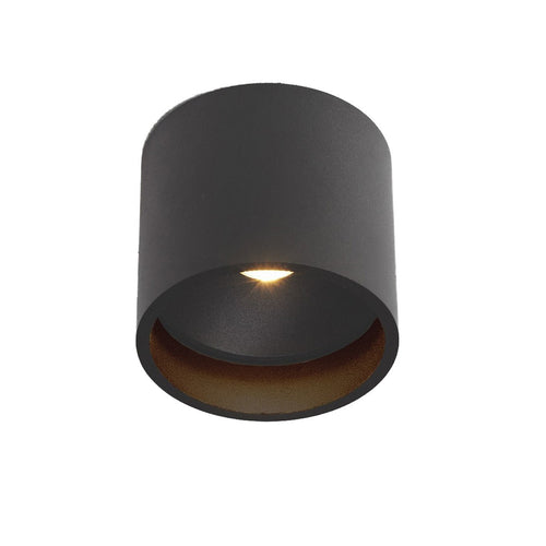 Artdelight plafondlamp Orleans - 1 lichts - 11  x 10   cm - zwart