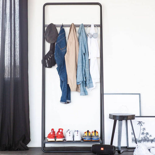 FurniLux Kledingrek - Kledingstandaard - Schoenenrek - 45x79x196cm - vtwonen shop