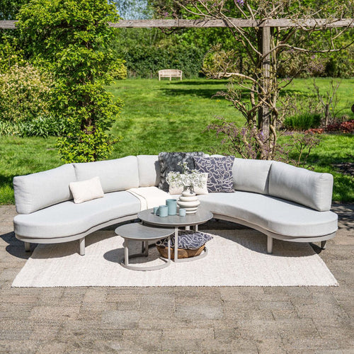 Garden Impressions Loungetafels Monte carlo - taupe - centostone Napoli sand