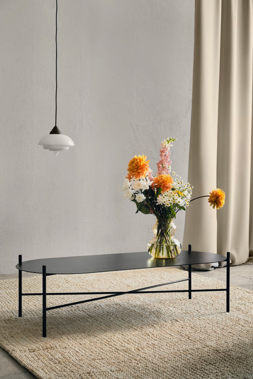 noo.ma TOGLAN Salontafel - Vulcano Black Steel