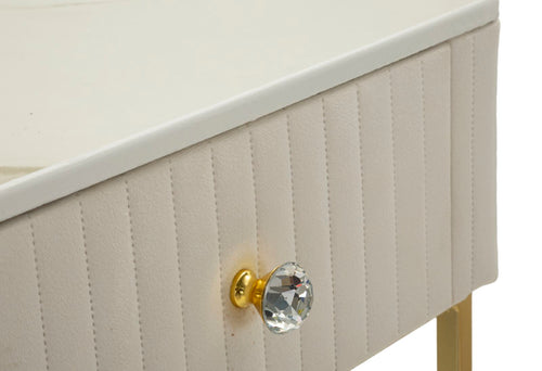 Mauro Ferretti tafel - set van 2 - 45x90-40x70 cm - crème