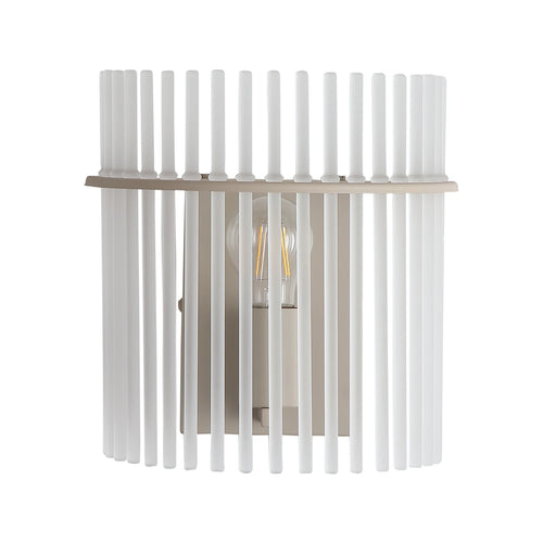 Searchlight wandlamp Swizzle - 1 lichts - 12.5  x 26   cm - beige