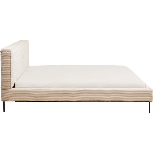 Kare Design Bed East Side Cord - creme - 160x200cm - vtwonen shop
