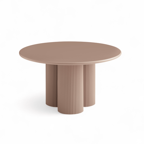 Furnhouse salontafel set Flow - Mokkamousse - Ø 50/80 cm