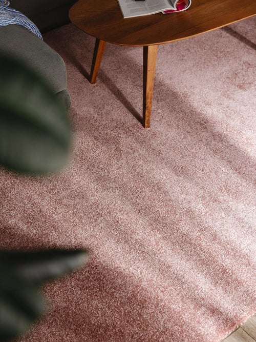 benuta wasbaar shaggy vloerkleed Melvin - roze - 120x170 cm