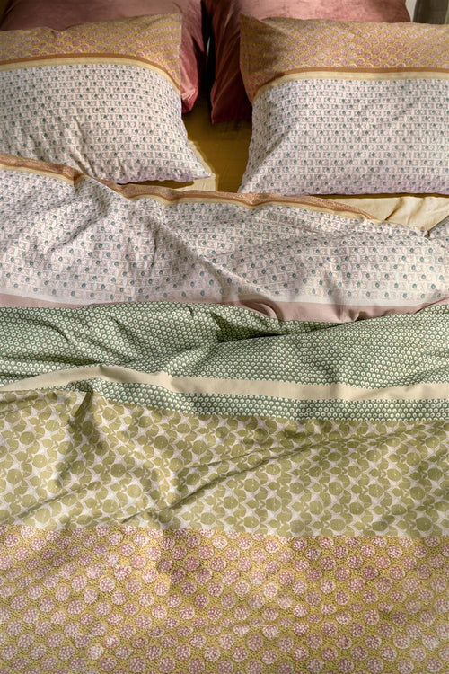 At Home by BeddingHouse dekbedovertrek Rows - 240x200/220 cm - multi - vtwonen shop