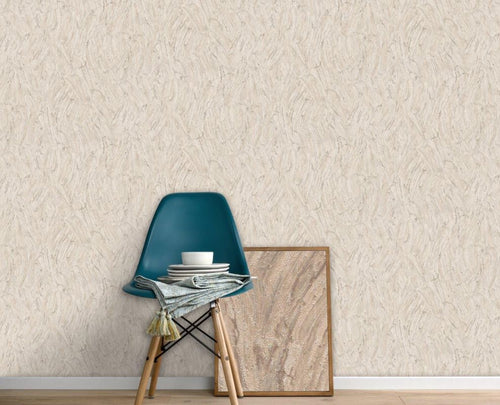 Erismann behang effen zand beige - 53 cm x 10.05 m - 661463 - vtwonen shop