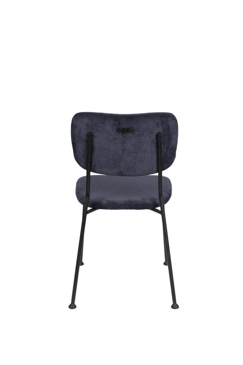 Zuiver Benson Stoel Donkerblauw - Set van 2 - vtwonen shop