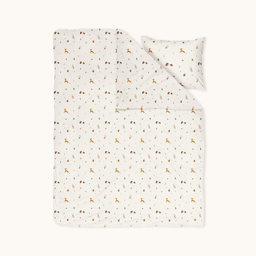 Petite Amélie Kinderbeddengoed WOODLAND 2 dlg