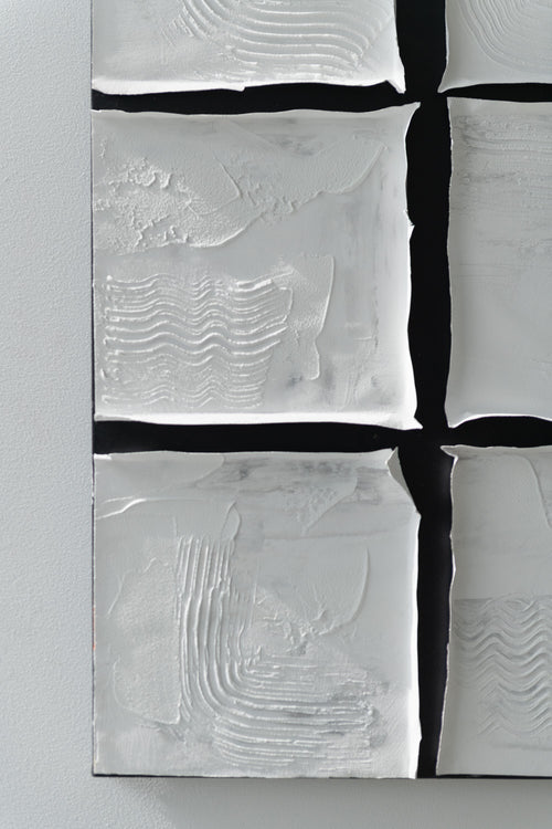 J-Line schilderij Vierkant - canvas - wit/zwart - vtwonen shop